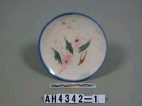 藏品(彩繪瓷花卉盤)的圖片